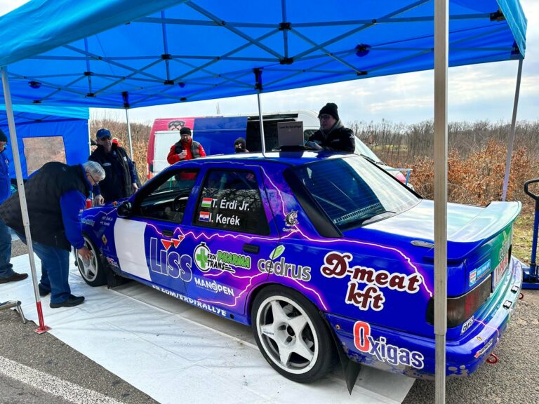 Készen áll az Eb-re ifj. Érdi Tibor és a Ford Sierra