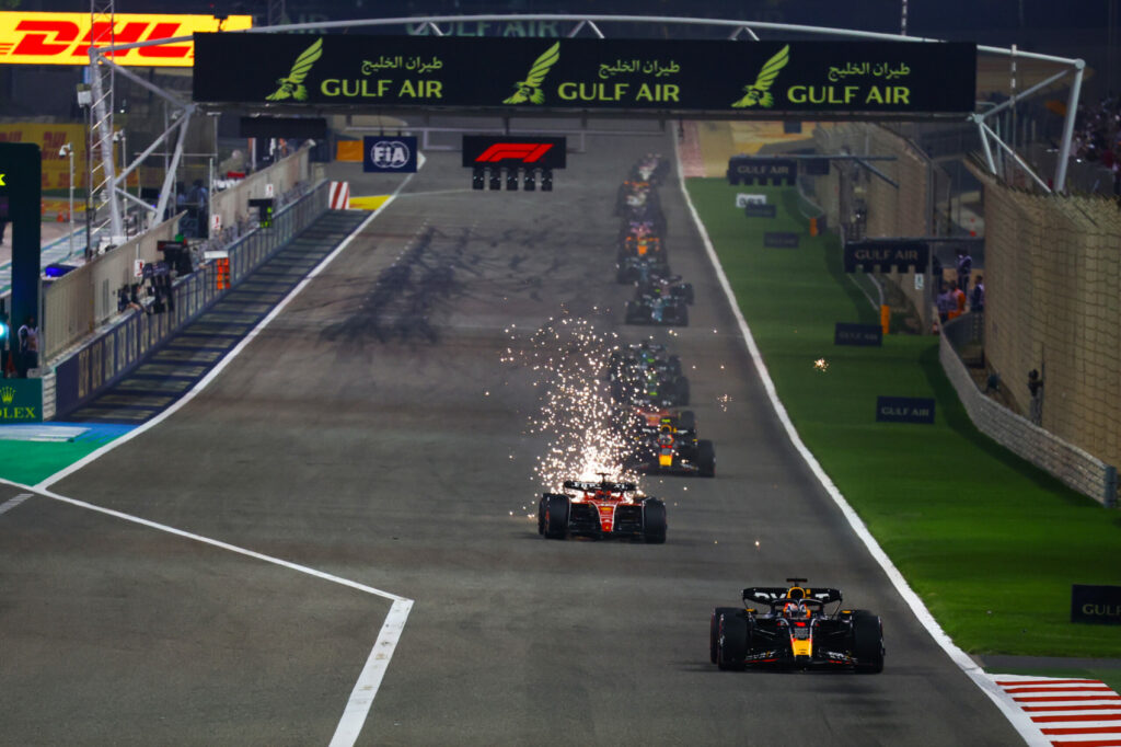 Max Verstappen, Red Bull, Charles Leclerc, Ferrari, Bahreini Nagydíj