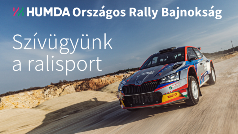 A HUMDA lett a 2023-as Országos Rally Bajnokság névadó támogatója