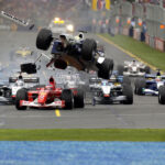 Ausztrál Nagydíj, 2002, rajt, baleset, Ralf Schumacher, Williams, Rubens Barrichello, Ferrari