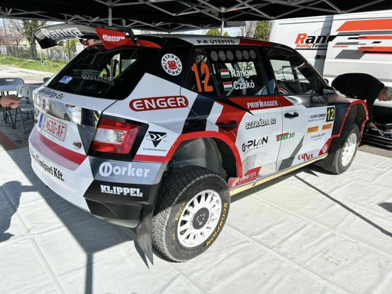 Ranga Péter és Czakó Janek takarít a nyitó napon – Székesfehérvár Rally 2023 Rajtlista