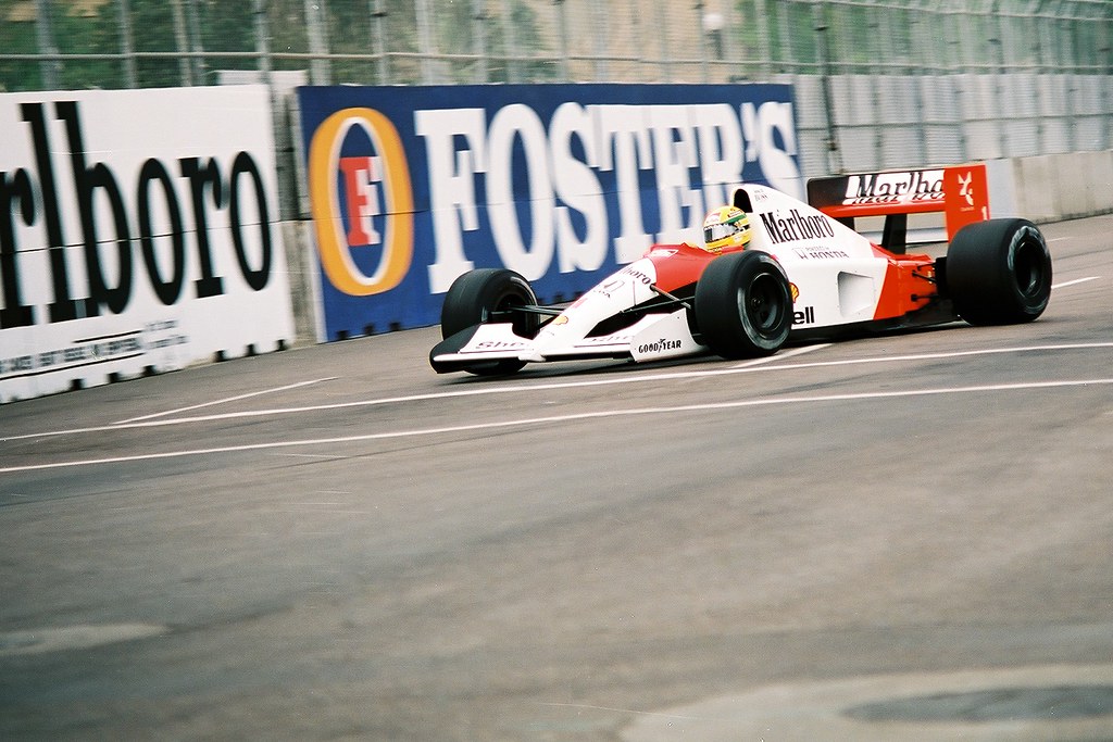 Ayrton Senna, McLaren, USA Nagydíj, 1991