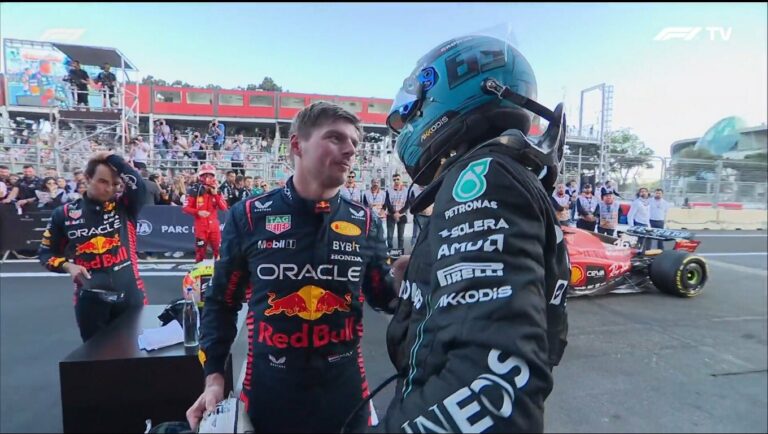 Pérez nyerte az év első sprintjét, Verstappen dühöngött, majd „f*szfejnek” nevezte Russellt