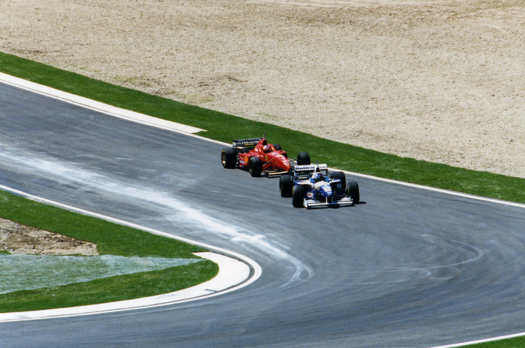 Forma-1, Jacques Villeneuve, WIlliams, Michael Schumacher, Ferrari, San Marinó-i Nagydíj 1996