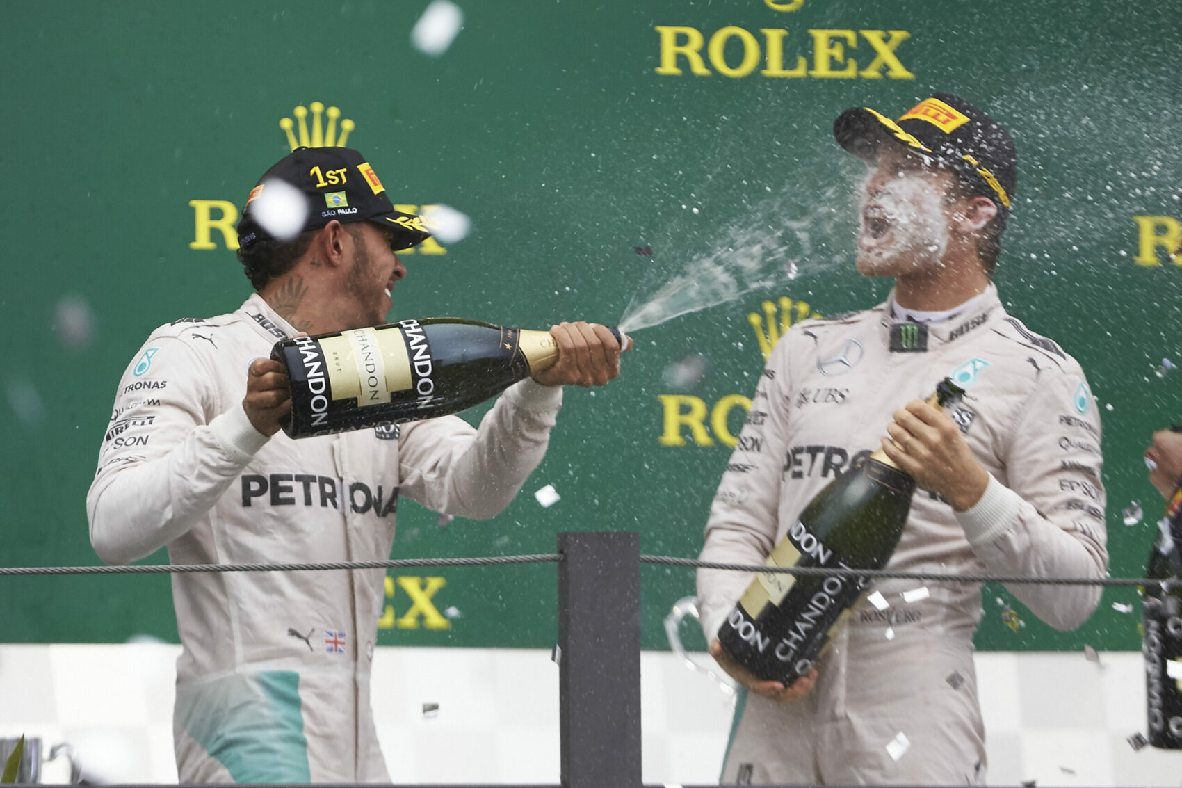 Nico Rosberg, Lewis Hamilton, 2016, Brazil Nagydíj