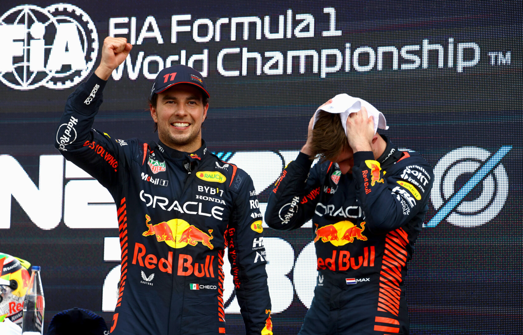 Max Verstappen, Sergio Pérez, Red Bull Racing, Azeri Nagydíj