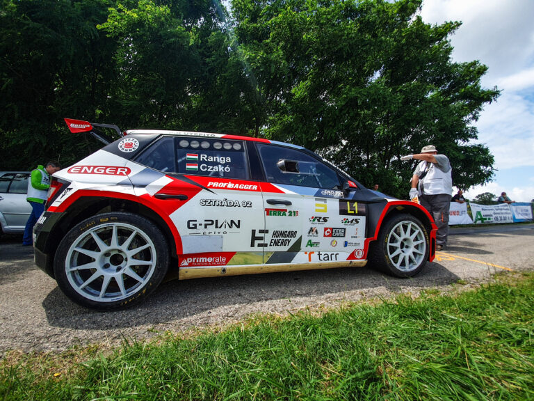 Bakonyán készült a Mecsek Rallyra Ranga Péter és Czakó Janek