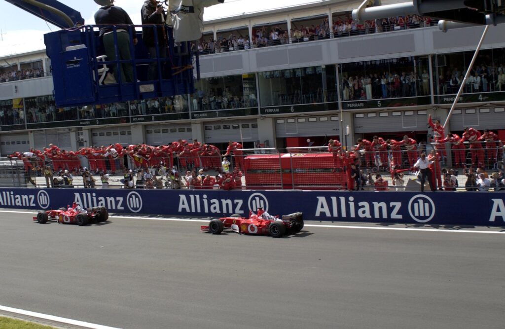 Michael Schumacher, Rubens Barrichello, Ferrari, Európa Nagydíj, 2002