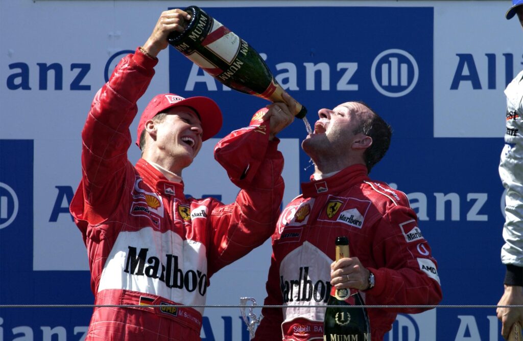 Michael Schumacher, Rubens Barrichello, Ferrari, Európa Nagydíj, 2002