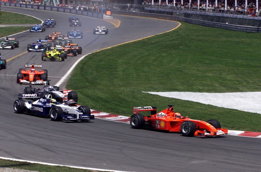 Michael Schumacher, Ferrari, Ralf Schumacher, Williams, Kanadai Nagydíj, 2001