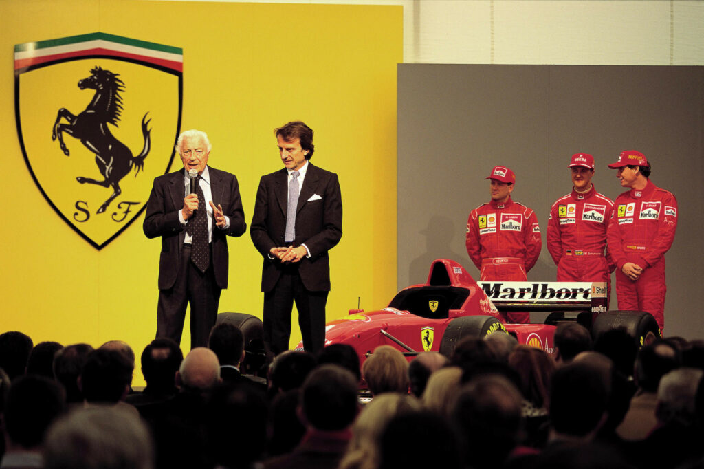 Gianni Agnelli, Luca di Montezemolo, Ferrari, 1996
