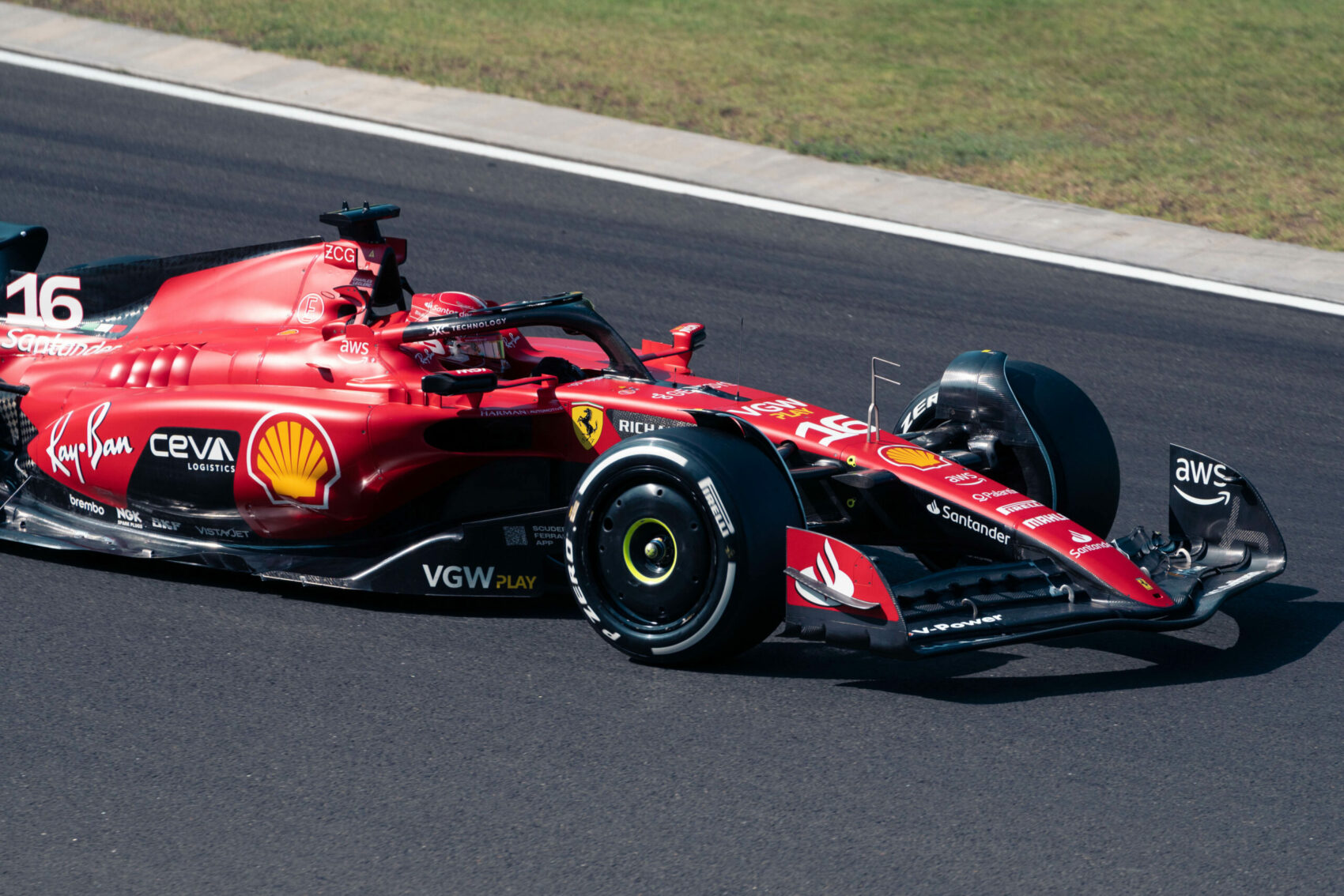 Forma-1, Charles Leclerc, Ferrari, Magyar Nagydíj 2023, szombat