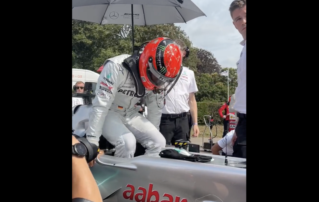 Mick Schumacher, Mercedes W02, Goodwood