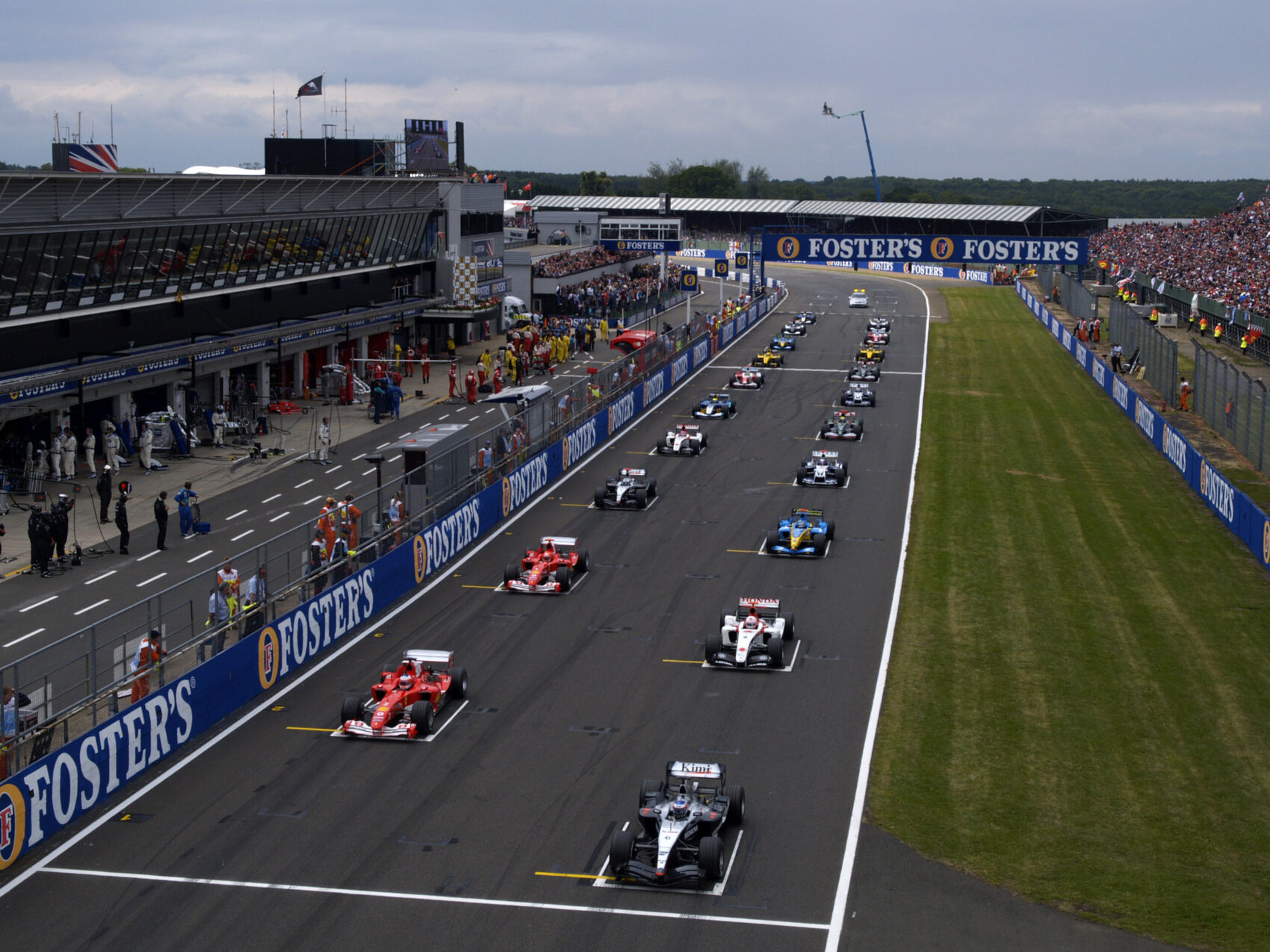 Brit Nagydíj, 2004, Silverstone, rajt