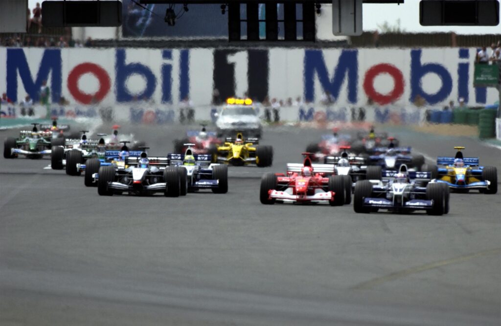 Michael Schumacher, Ferrari, Juan Pablo Montoya, Williams, Francia Nagydíj, 2002