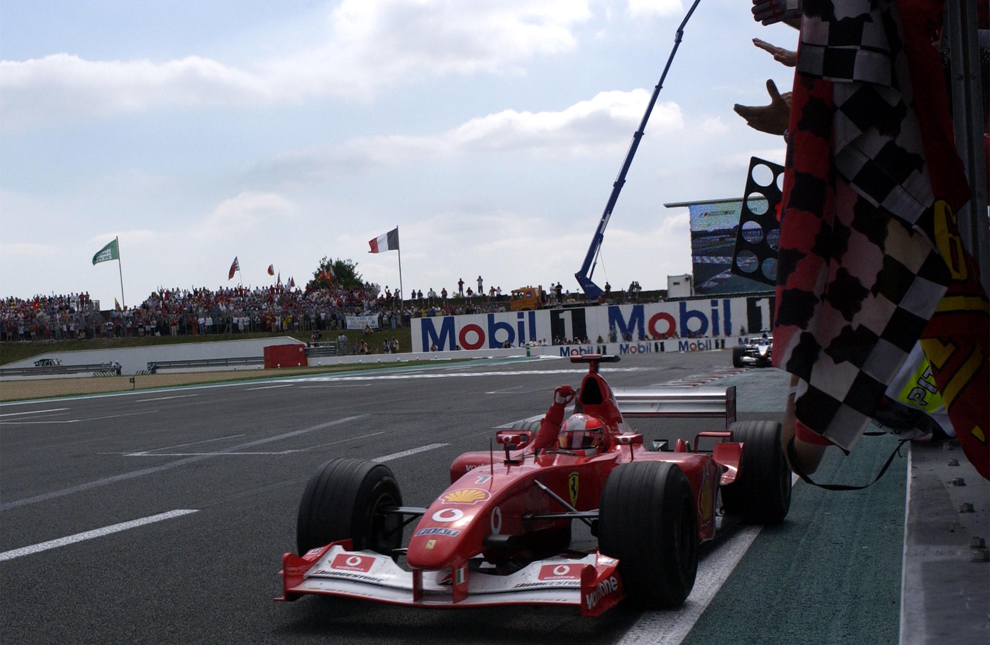 Michael Schumacher, Ferrari, Francia Nagydíj, 2002