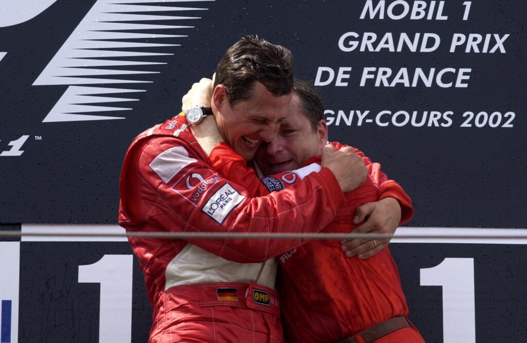 Michael Schumacher, Jean Todt, Ferrari, Francia Nagydíj, 2002