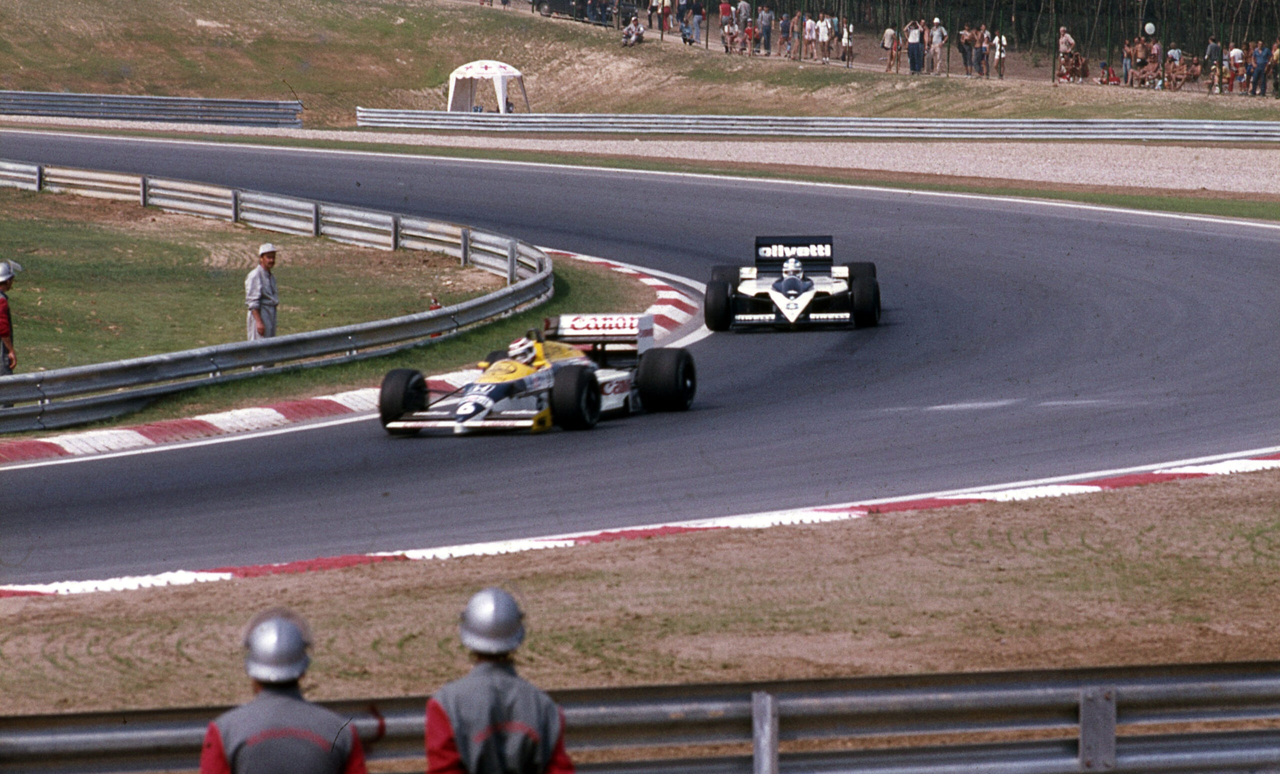 Nelson Piquet, Williams, Derek Warwick, Brabham, Magyar Nagydíj, 1986