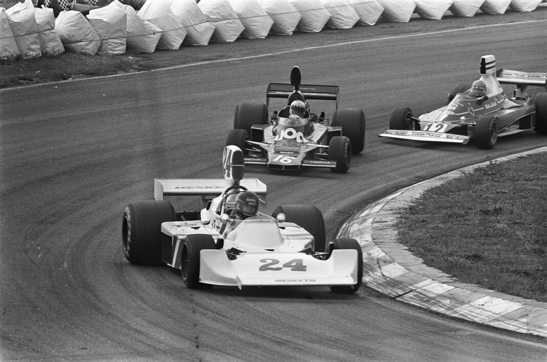 James Hunt, Tom Pryce, Niki Lauda, Holland Nagydíj, 1975