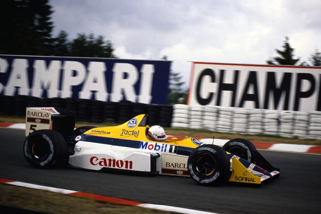 Martin Brundle, Williams, Belga Nagydíj, 1988