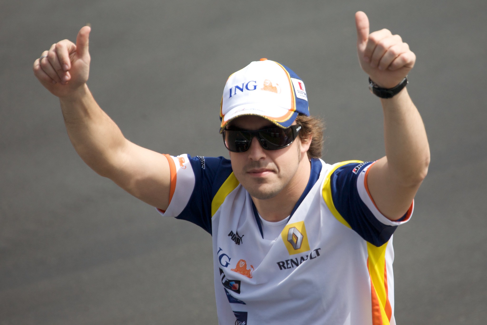 Fernando Alonso, Renault, 2008