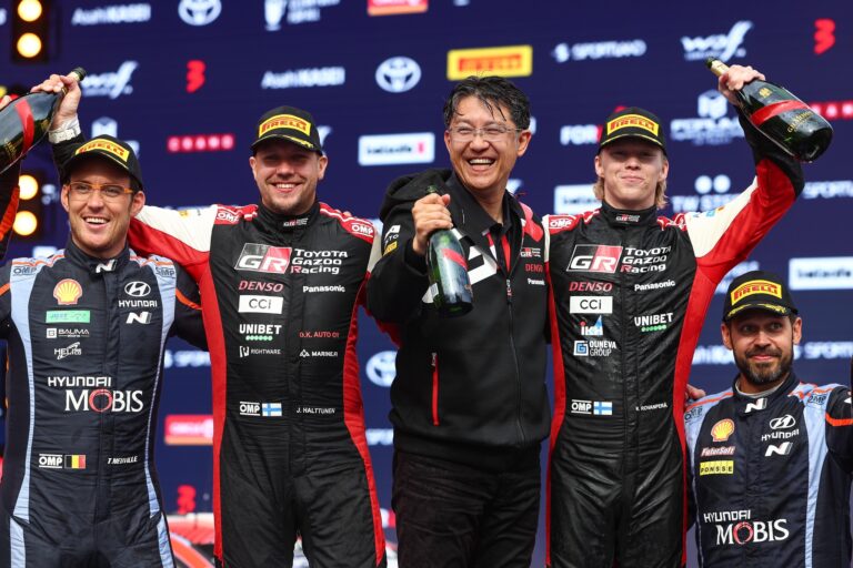 A Toyota főnök ki sem látszott a munkából a Finn Rallyn