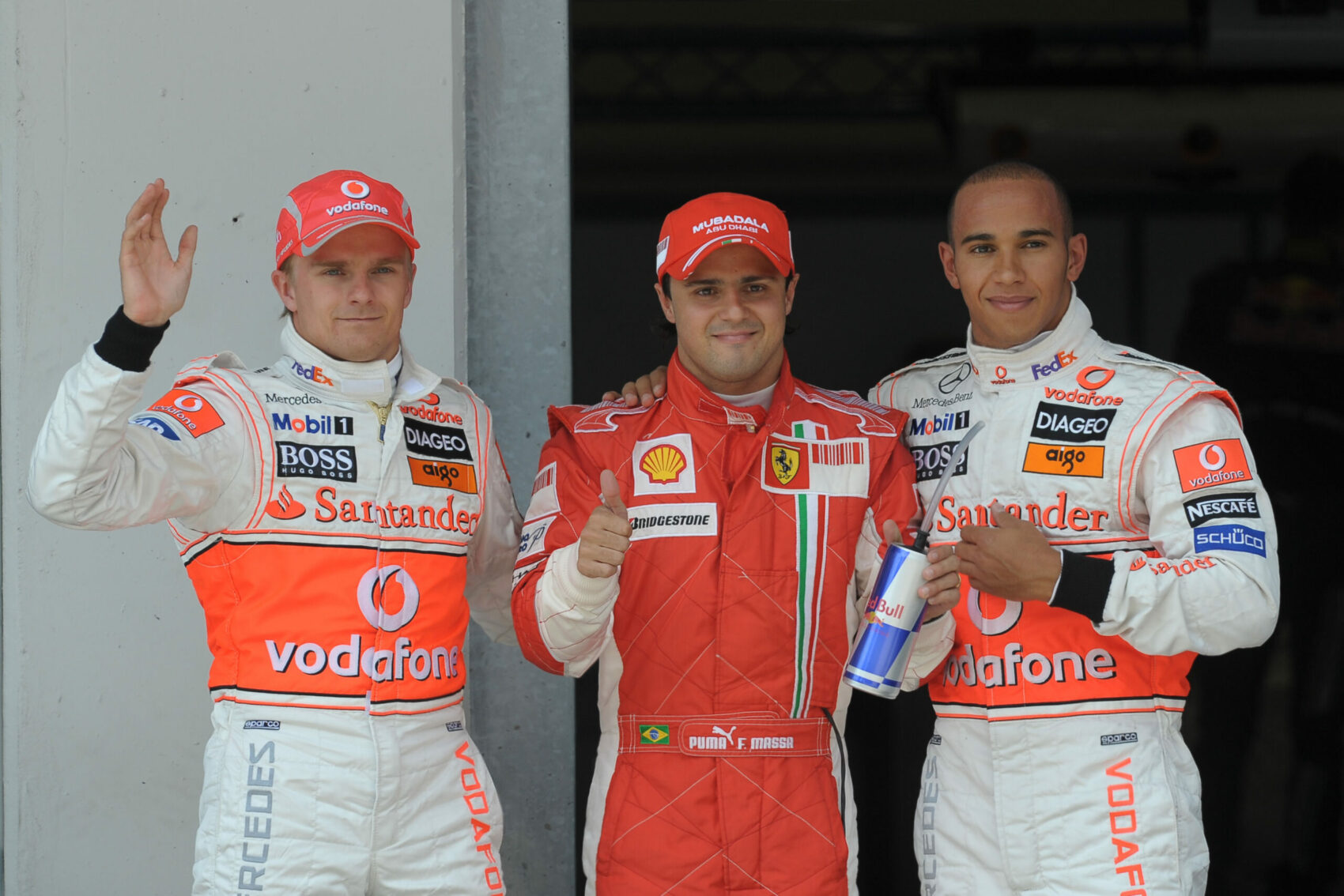 Felipe Massa, Lewis Hamilton, 2007, Ferrari, McLaren