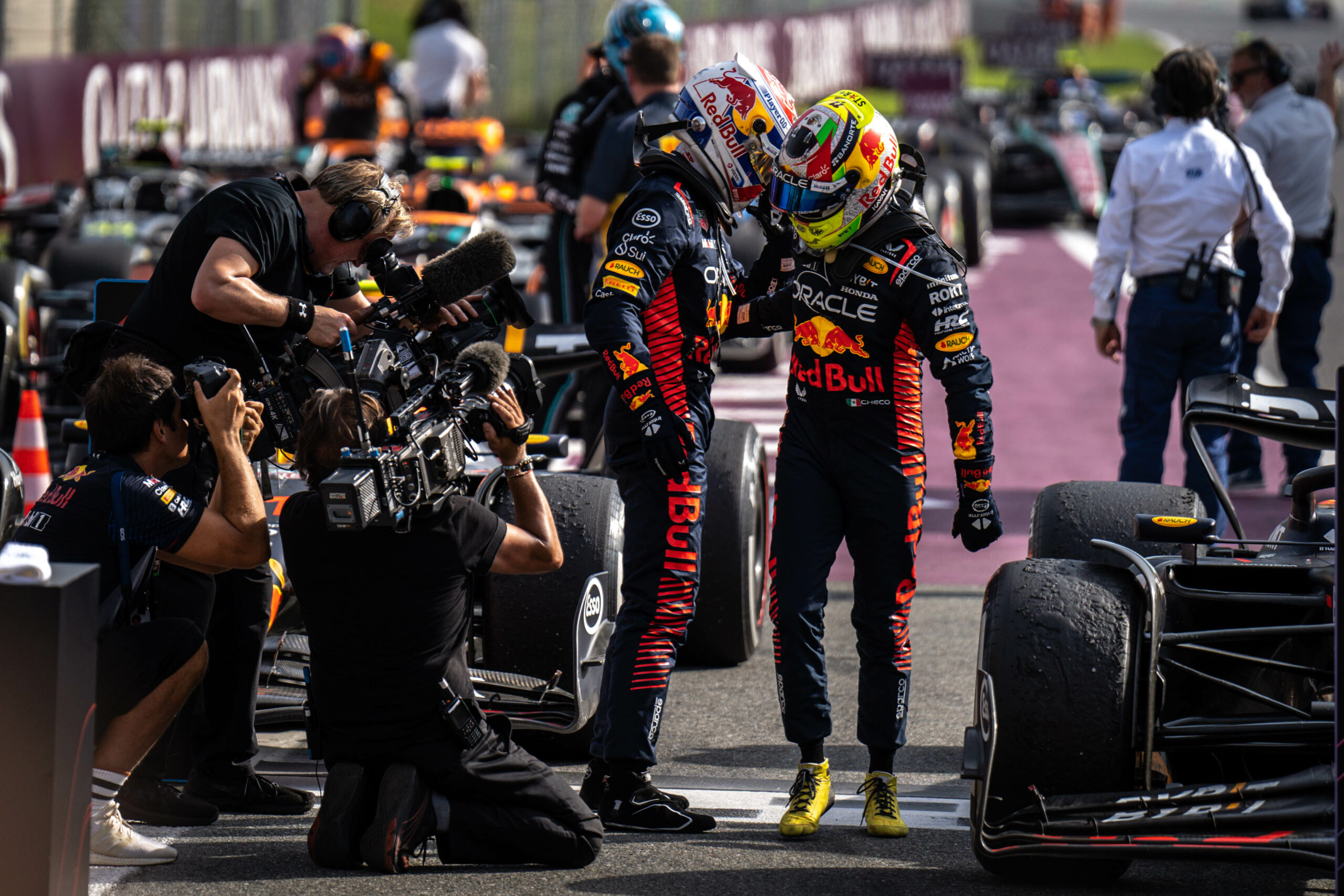 Max Verstappen, Sergio Pérez, Red Bull, Olasz Nagydíj