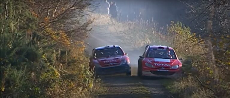 A rallysportban sosem garantált a sikeres előzés (videó)