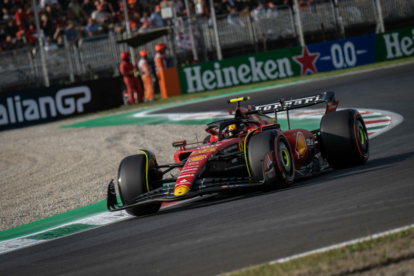 Forma-1, Carlos Sainz, Ferrari, Olasz Nagydíj 2023, péntek