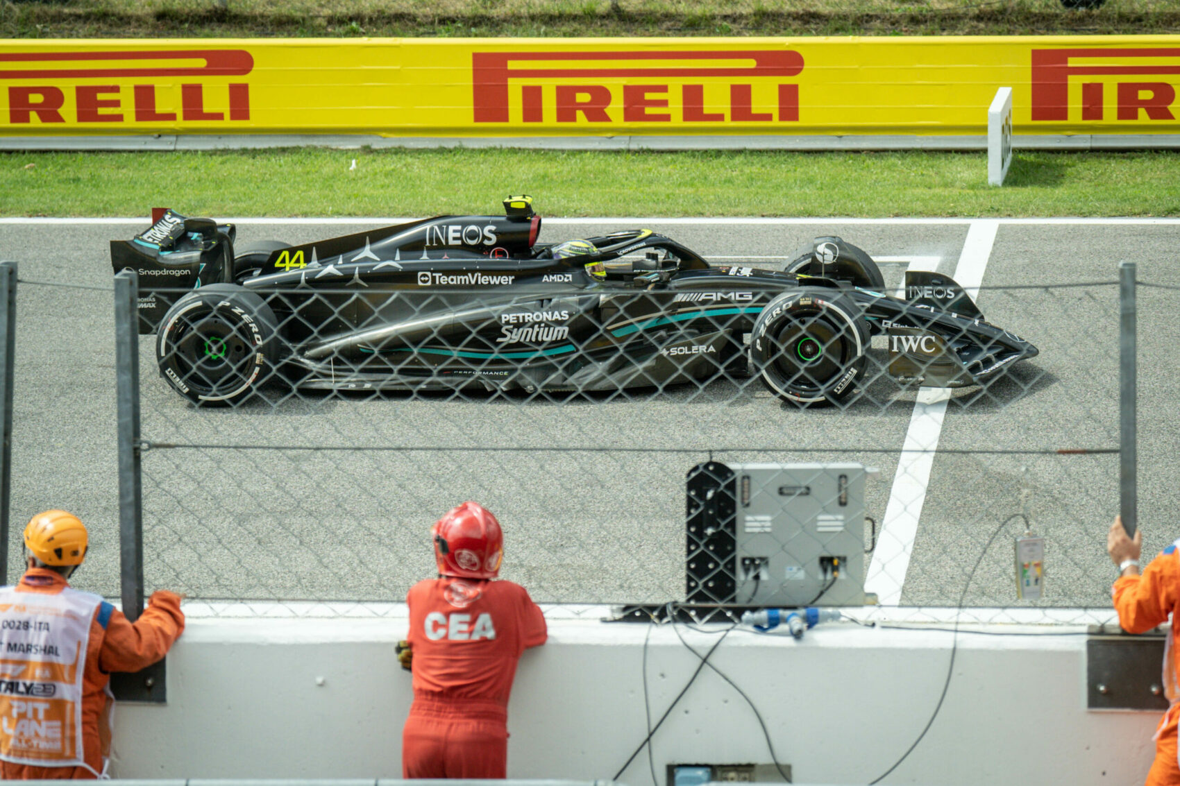 Forma-1, Lewis Hamilton, Olasz Nagydíj 2023, péntek