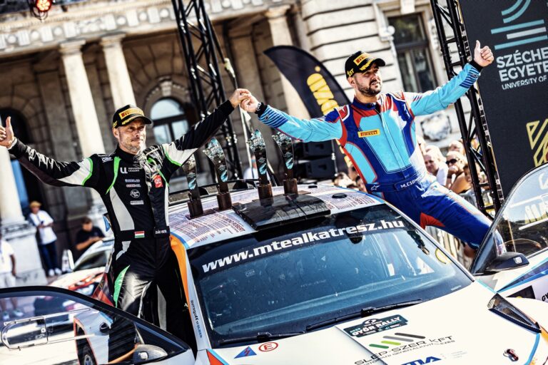 Csomós Mixi pályafutása harmadik ORB futamgyőzelmét aratta a WHB Győr Rallyn