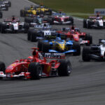 Michael Schumacher, Ferrari, Kimi Räikkönen, McLaren, Jarno Trulli, Renault, Német Nagydíj, 2004, rajt