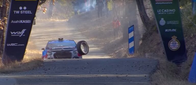 Rallyversenyzők, akiknek valóban egy kerékkel kevesebb volt (videó)