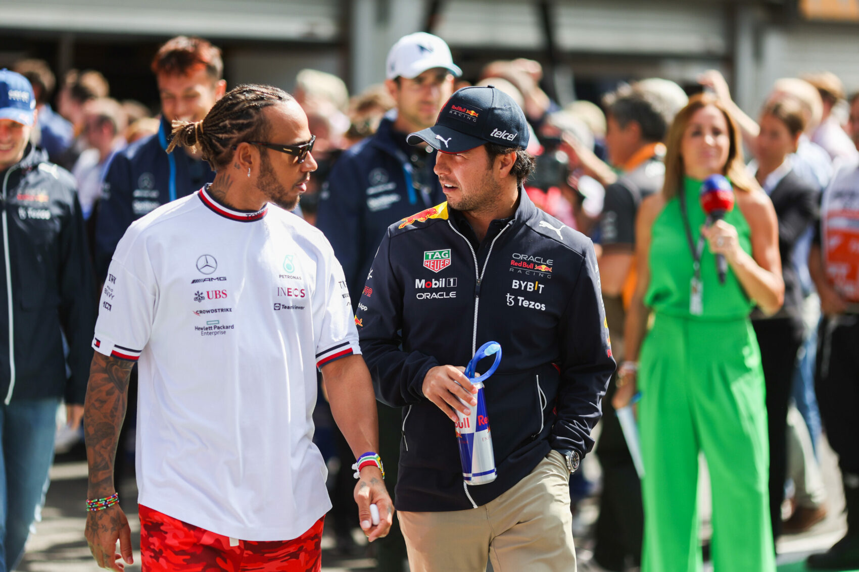 Lewis Hamilton, Mercedes, Sergio Pérez, Red Bull