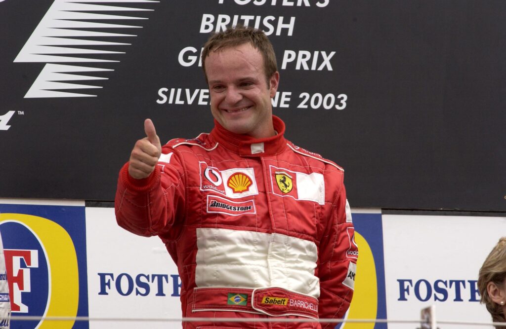 Rubens Barrichello, Ferrari, Brit Nagydíj, 2003