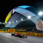 Forma-1, Carlos Sainz, Ferrari, Las Vegas-i Nagydíj 2023, péntek