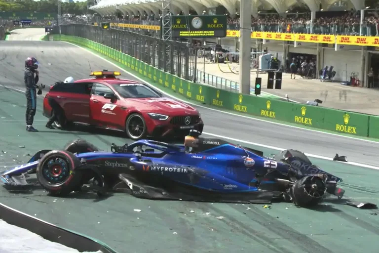 Leclerc a rajtig sem jutott el, piros zászlót érő baleset után Alonso parádés csatában lett dobogós