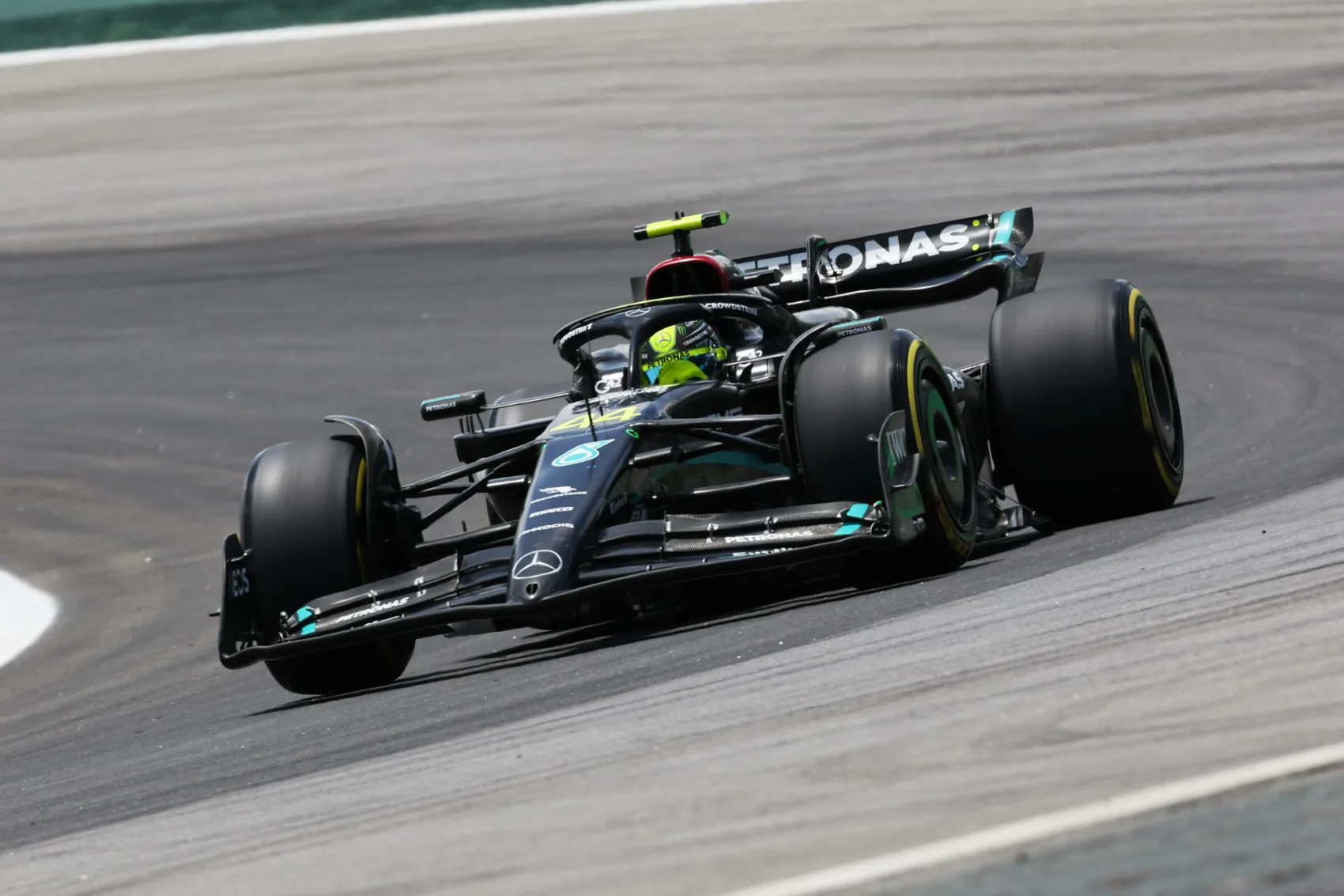 Forma-1, Lewis Hamilton, Mercedes, São Pauló-i Nagydíj 2023, szombat