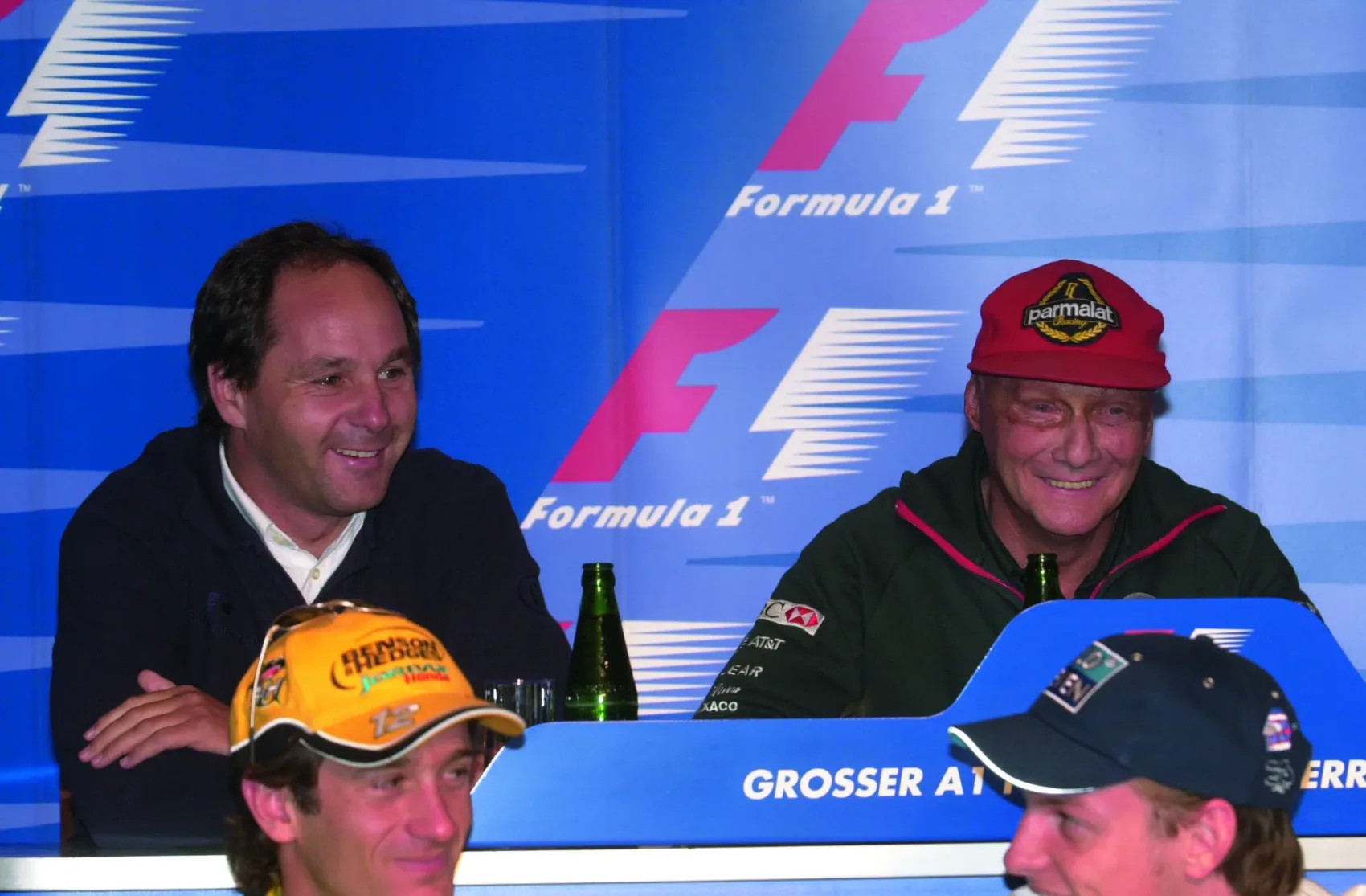 Gerhard Berger, Niki Lauda, Jaguar, 2001, Osztrák Nagydíj