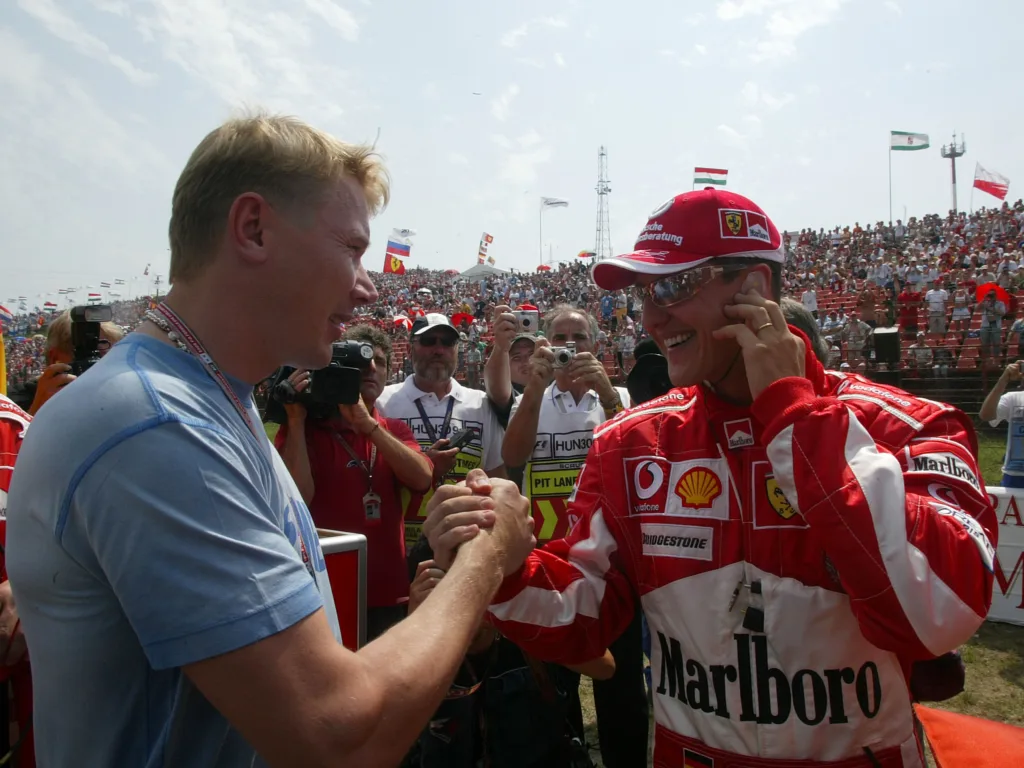 Mika Häkkinen, Michael Schumacher, 2005, Magyar Nagydíj