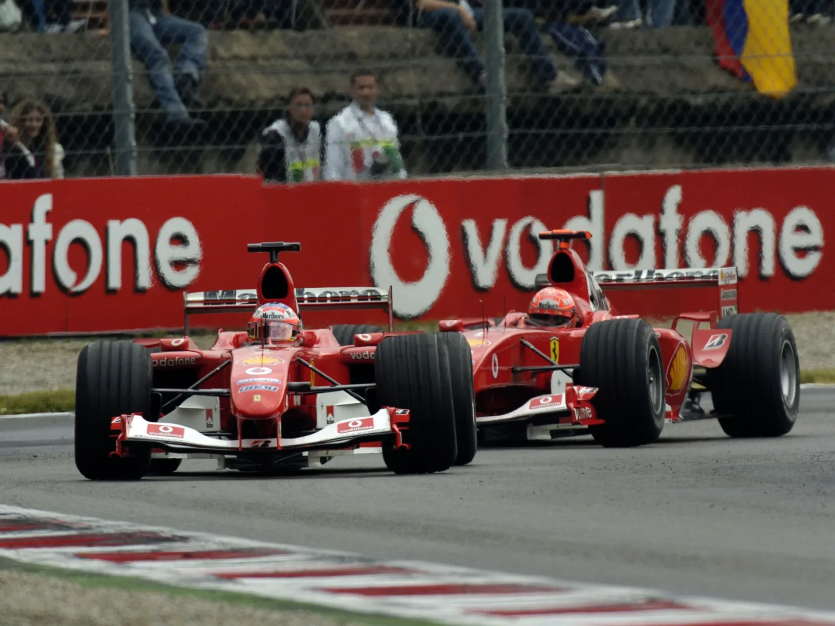 Rubens Barrichello, Michael Schumacher, Ferrari, Olasz Nagydíj, 2004