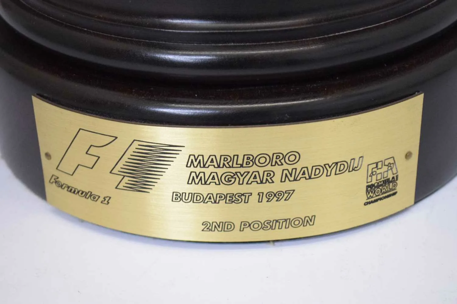 Damon Hill, 1997, Magyar Nagydíj, trófea
