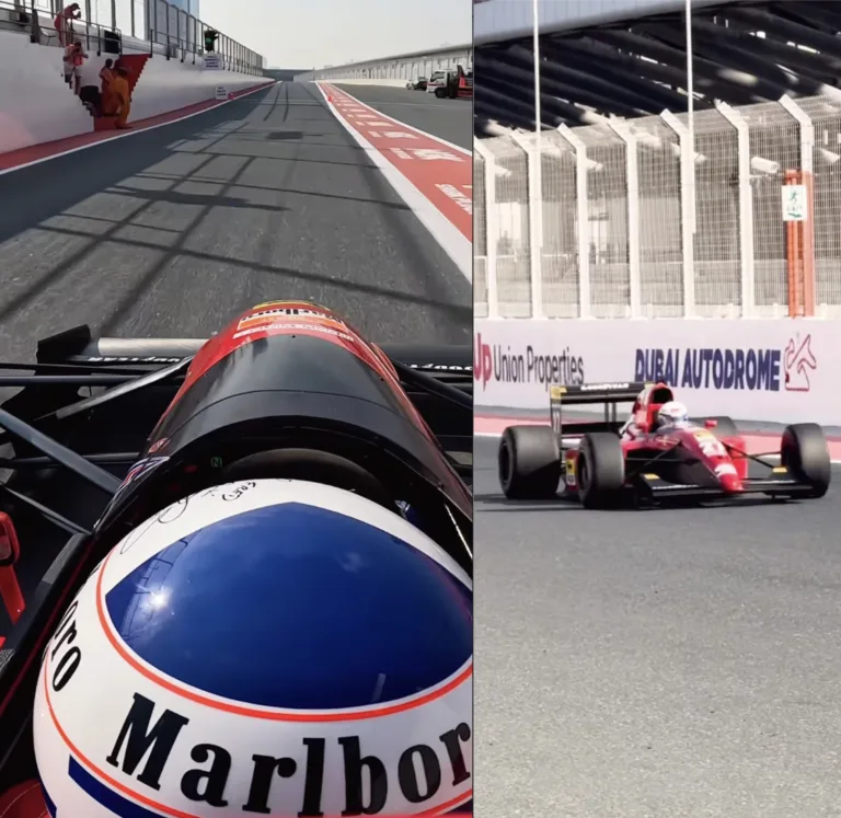 Ilyen belülről, ahogy a 68 éves Alain Prost egykori F1-es Ferrarijával száguld (videó)