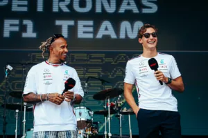 Lewis Hamilton, George Russell, Mercedes, Szingapúri Nagydíj