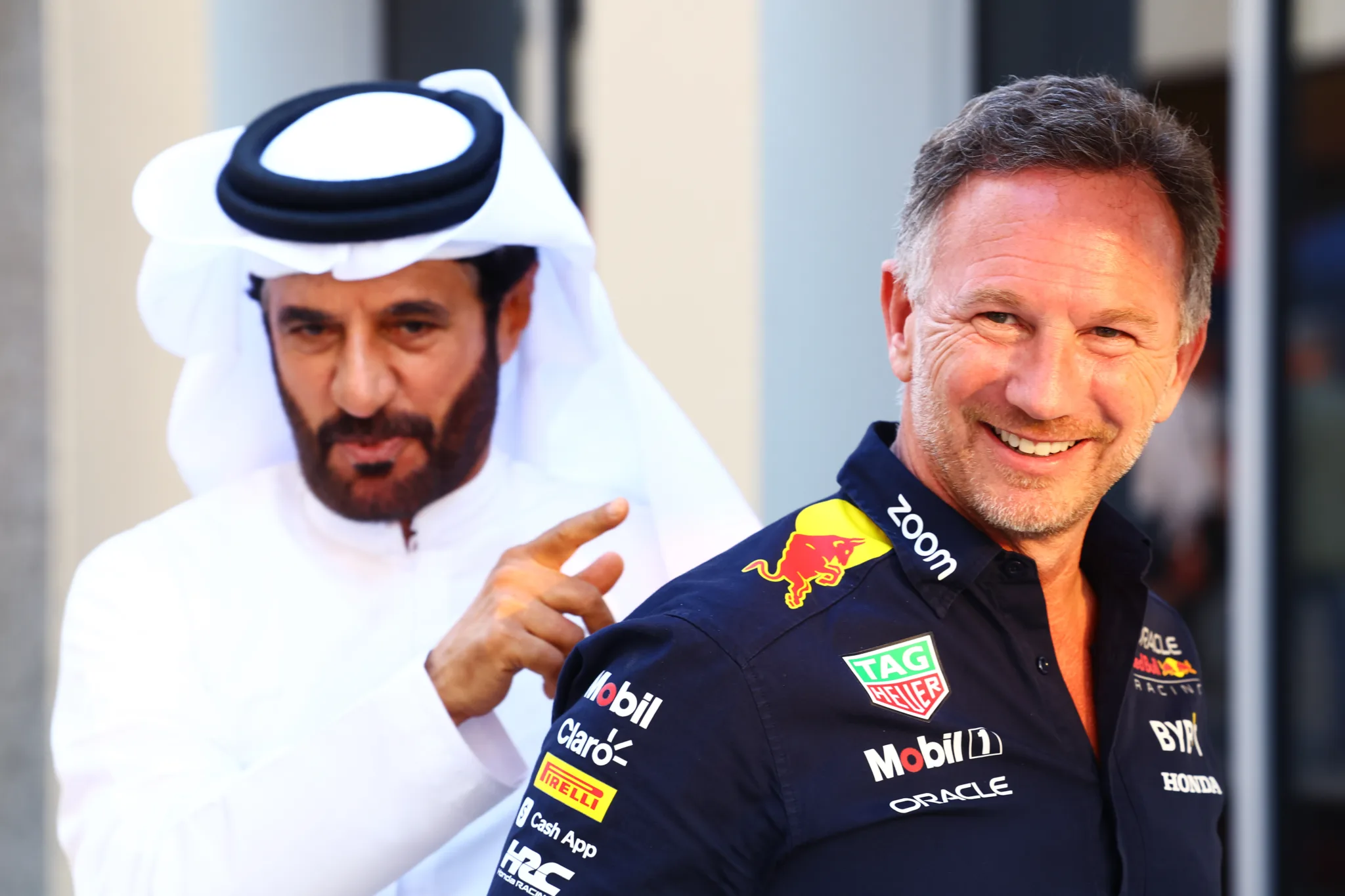 Mohammed bin Szulajm, FIA, Christian Horner, Red Bull