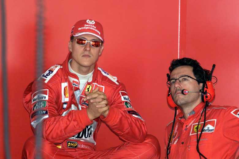 Michael Schumacher, Luca Baldisseri, Ferrari, 2001