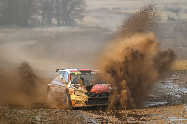 Borsfai Dávid nagyon élvezte a Mikulás Rallyt Vánsza Zsolt mellett a Rally2-es Skodában
