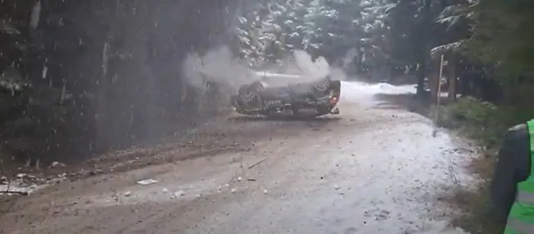 Janner Rally: Szó szerint felborította a mezőnyt a havazás, Klausz is kiesett