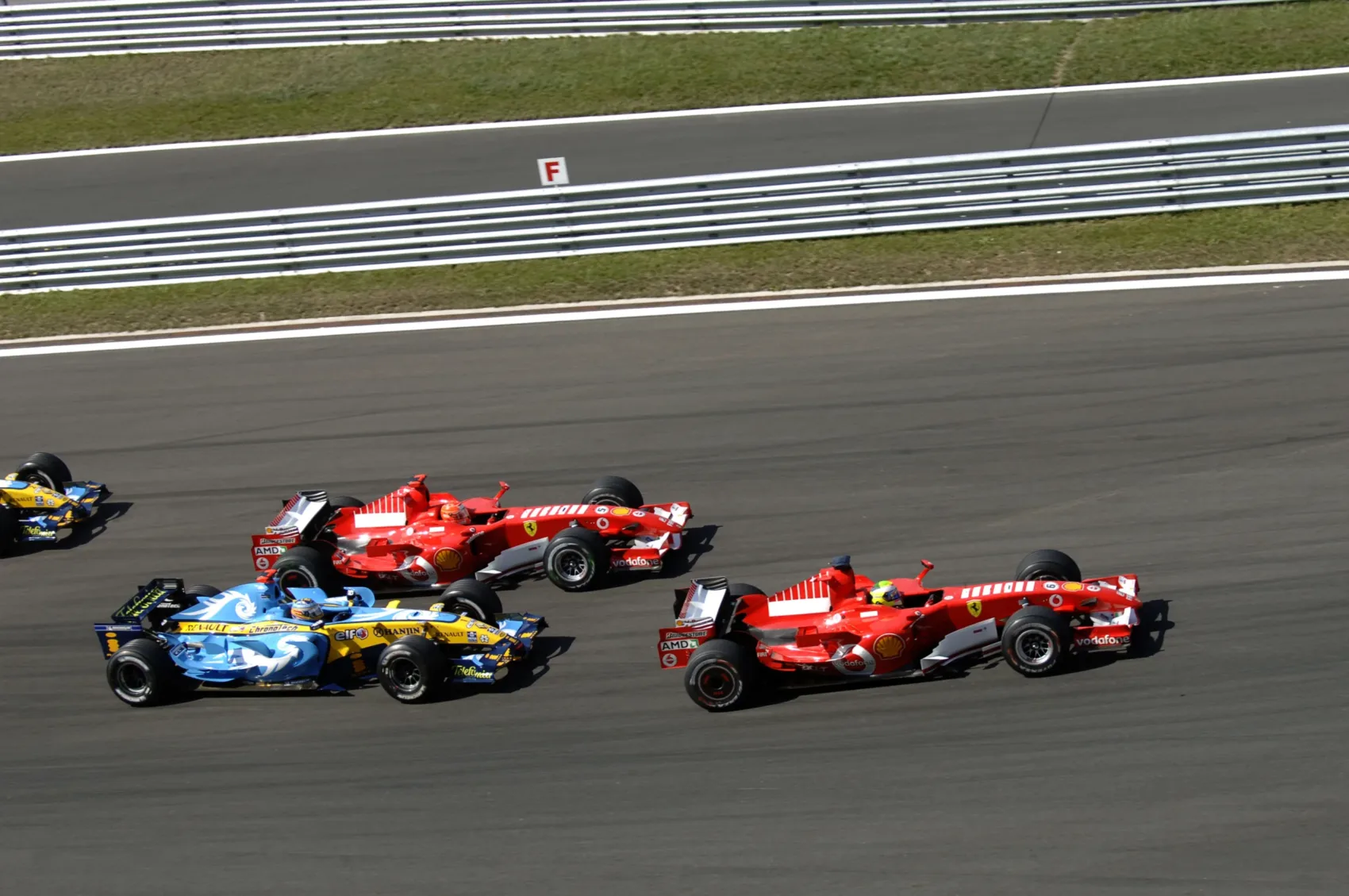 Michael Schumacher, Felipe Massa, Fernando Alonso, Renault, Ferrari, Török Nagydíj, 2006
